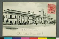 Archival artwork at Museu Paulista of USP depicting historical scene
