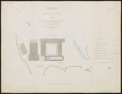 19th century architectural plan for transforming Unterlinden in Colmar into a museum