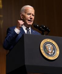 President Joe Biden delivering keynote address at LBJ Presidential Library on 60th Anniversary of the Civil Rights Act