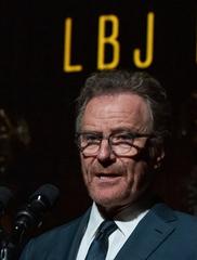 Actor Bryan Cranston reciting President Lyndon B. Johnson's remarks at the LBJ Presidential Library during 60th Anniversary of Civil Rights Act