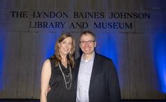 Emily and Bob Feiner visiting LBJ Library and Museum