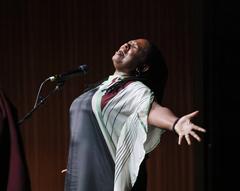 Ruthie Foster performing live at LBJ Presidential Library during 60th Anniversary Civil Rights Act event