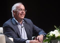 David Brooks speaking at LBJ Presidential Library event on April 4, 2022