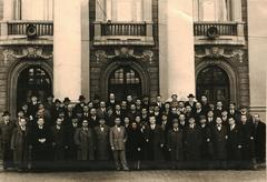 Opera orchestra ensemble in front of the National Theatre