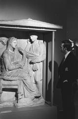 Carved altars dedicated to the Goddess Nehalennia in Rijksmuseum Leiden