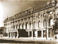 Early image of Rustaveli Theatre in Tbilisi