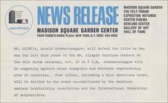 Historic image of Madison Square Garden in 1974