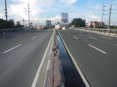 Mabini Bridge and A. Lacson Avenue-Mabini Bridge Fly-Over over Pasig River in Manila