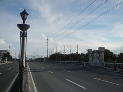 Mabini Bridge and A. Lacson Avenue-Mabini Bridge Fly-Over over Pasig River in Manila