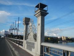 Mabini Bridge and A. Lacson Avenue-Mabini Bridge Fly-Over over Pasig River in Manila