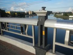 Mabini Bridge over Pasig River connecting multiple districts in Manila with A. Lacson Avenue-Mabini Bridge Fly-Over