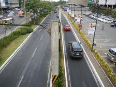 North Avenue and EDSA highway interchange near SM City North EDSA in Quezon City