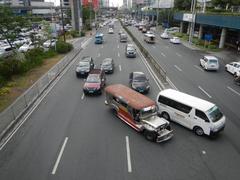North Avenue Quezon City near SM City North EDSA and EDSA highway interchange