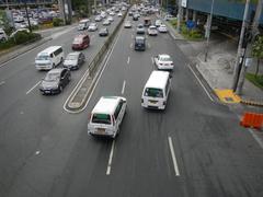 North Avenue and EDSA interchange near SM City North EDSA in Quezon City
