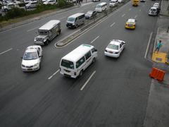 Intersection of North Avenue and EDSA with SM City North EDSA mall in Quezon City
