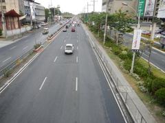 North Avenue interchange with EDSA and SM West in Quezon City, Philippines