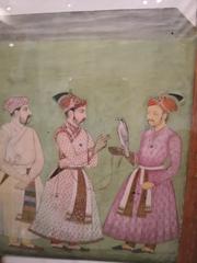 18th century painting of Mughal Emperor Akbar from Deccan