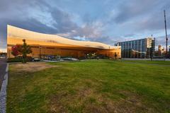 Helsinki Central Library Oodi modern architectural building exterior