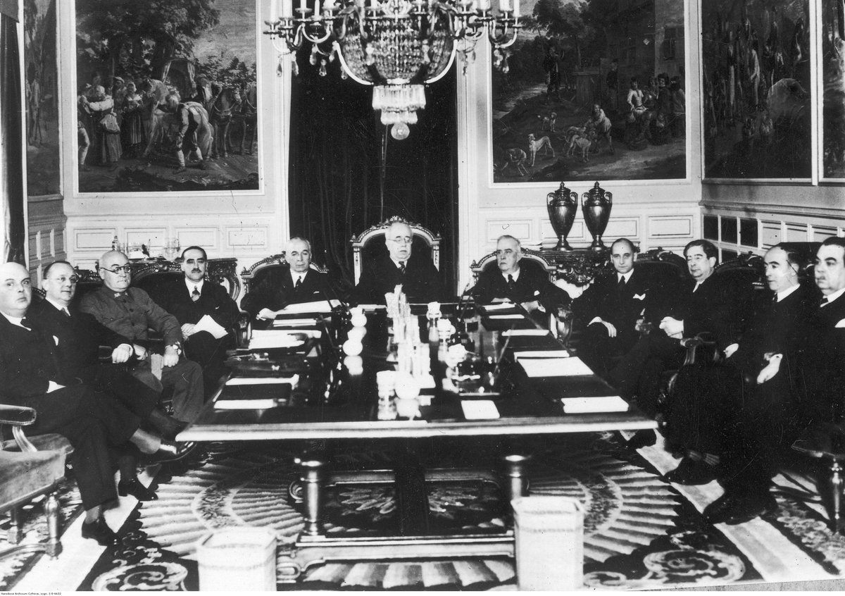 First meeting of the fourth government of Manuel Azaña Díaz