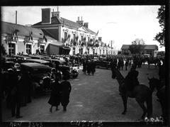 Commémoration event at Vannes train station, Morbihan, France in August 1932