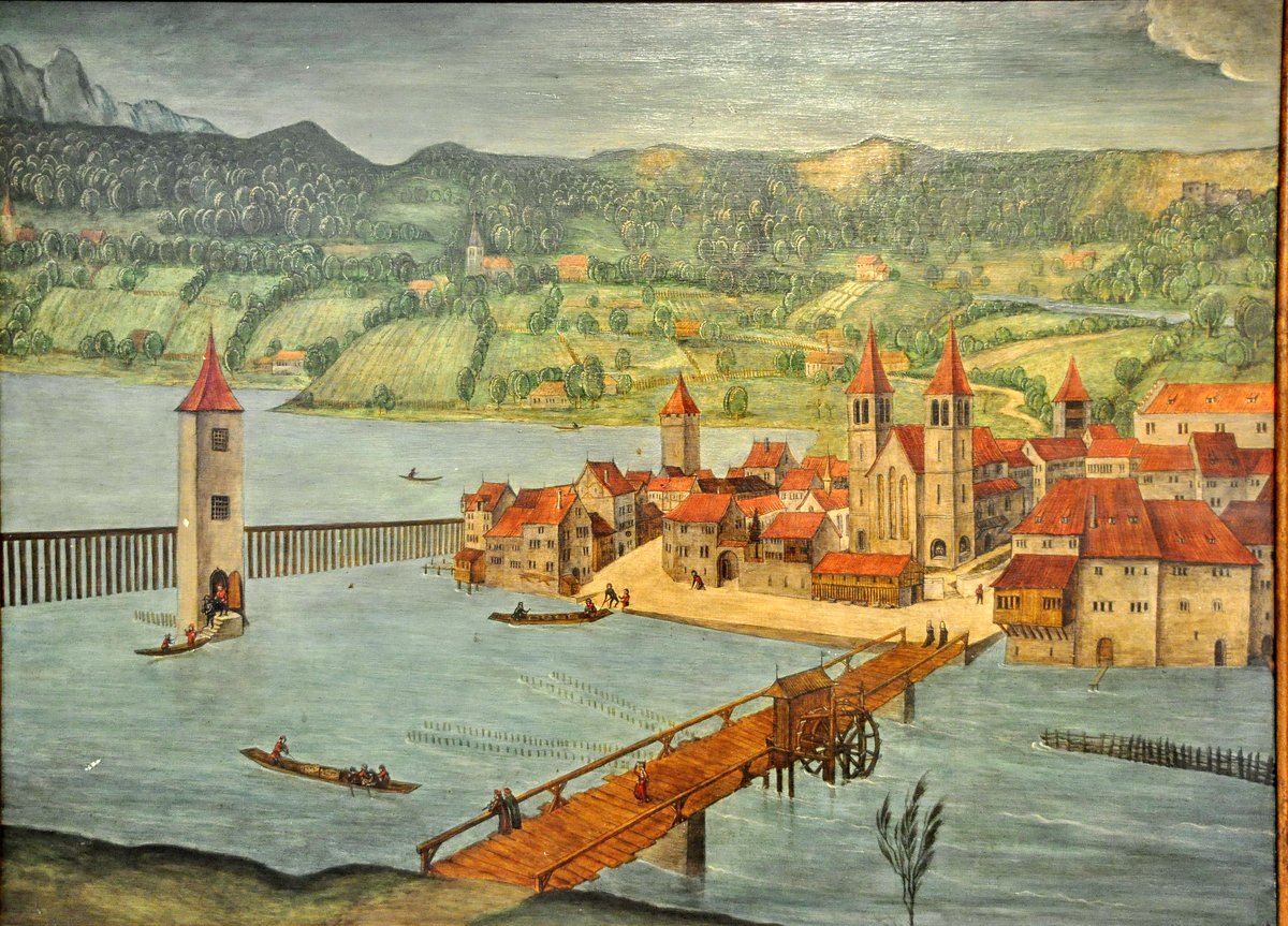 Altarpanels by Hans Leu the Elder at Haus zum Rech on the left bank of the Limmat river