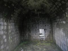 Baluarte de San Diego historic stone fort and gardens in Intramuros Manila with curved Orillons and masking cannons