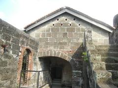 Baluarte de San Diego Gardens in Intramuros Manila with lush greenery and historic stone fort walls
