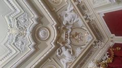 Interior view of Anichkov Palace showcasing intricate architectural and decorative details