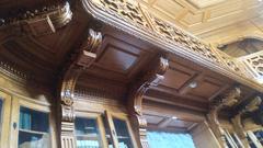 Anichkov Palace interior with ornate ceilings and chandeliers