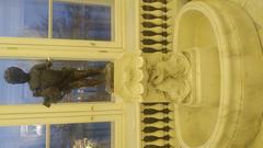 Interior view of Anichkov Palace showing ornate decorations and classical architectural details