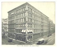 Mills & Gibb building at Broadway and Grand Street in New York City in 1893