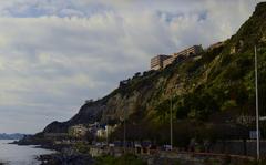 Scenic view of Monte Olibano with Accademia buildings in the foreground