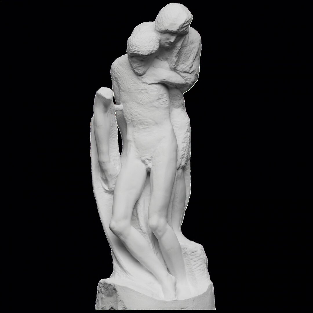 Maria med den døde Jesus sculpture by Michelangelo Rondanini Pietà