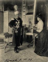 Portrait of King Peter I of Serbia painted by Vilma Lwoff-Parlaghy in 1903