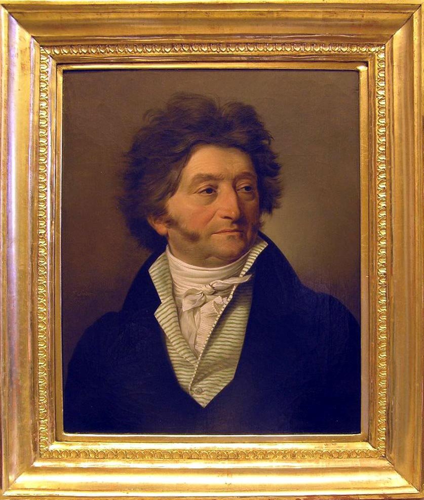 Portrait of Franz Zimmer 1819 Prague Antiquarian Editor