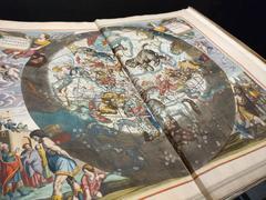 Harmonia Macrocosmica old celestial atlas map illustrating the universe