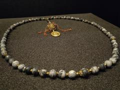 Carolina Augusta's rosary beads from Tuscany with Jesus and Virgin Mary medallions