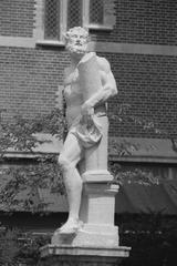 Black and white photograph of a man's portrait from the summer of 1990