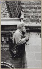 Bust of Victor de Stuers mounted under the eaves on the south facade