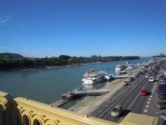 Parliament building and Danube River in Budapest