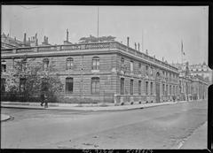 Entrance of the Élysée Palace in Paris, France, June 1924