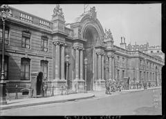 Entrance of the Palais de l'Élysée in Paris, France in June 1924