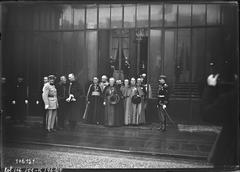 Portrait photo of Bonaventura Cerretti and Louis-Ernest Dubois at Palais de l'Élysée in Paris, December 21, 1925