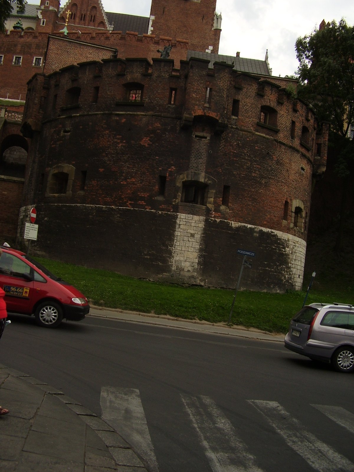 Panoramic view of Wawel Castle in Kraków, Poland