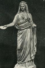 Livia in priestess costume at Museo Nazionale Napoli