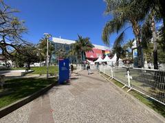 View of the surroundings of the Palais des Festivals et des Congrès in Cannes in April 2023