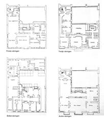 Sagerska huset architectural plans