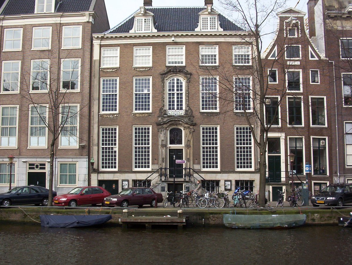 Willet-Holthuysen Museum front facade in Amsterdam