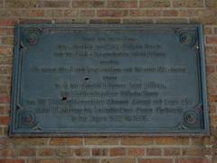 Malakoffturm historical plaque in Köln Germany