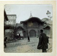 Historical photograph of Raymond Poincare in Istanbul during his Balkan trip in 1908